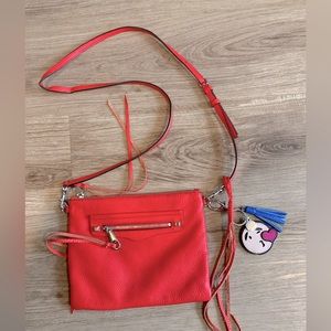 Never used Rebecca Minkoff Regan pouch, free key chain